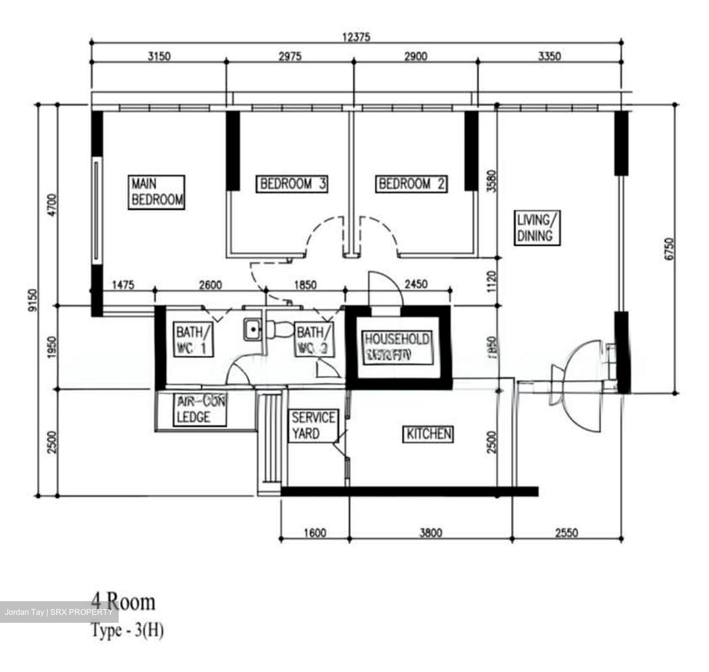 Blk 614B Tampines Greenview (Tampines), HDB 4 Rooms #600810571